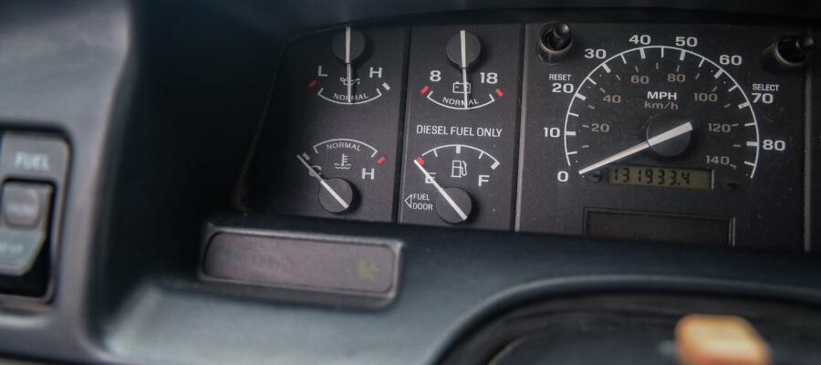 1996 Ford F350 gauges