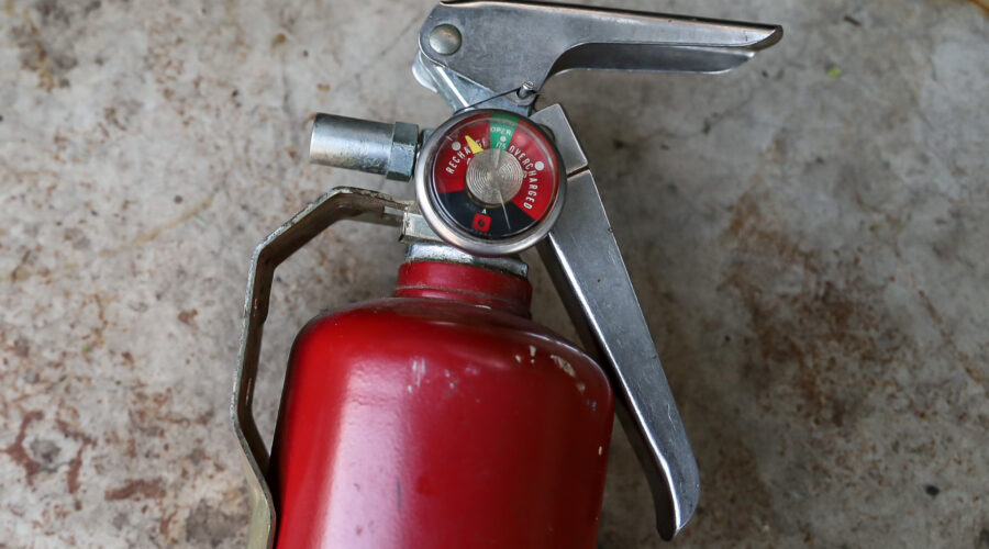 Fire Extinguisher in need of a Recharge